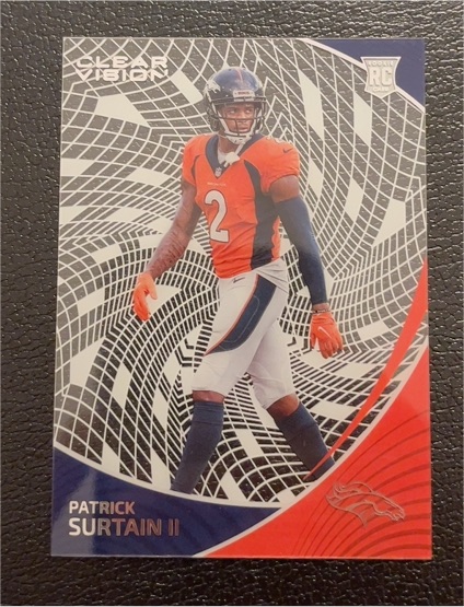 2021 Panini Chronicles Clear Vision #CVR-8 Patrick Surtain II — front