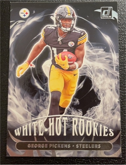 2022 Panini Donruss #WHR-8 George Pickens White Hot Rookies — front