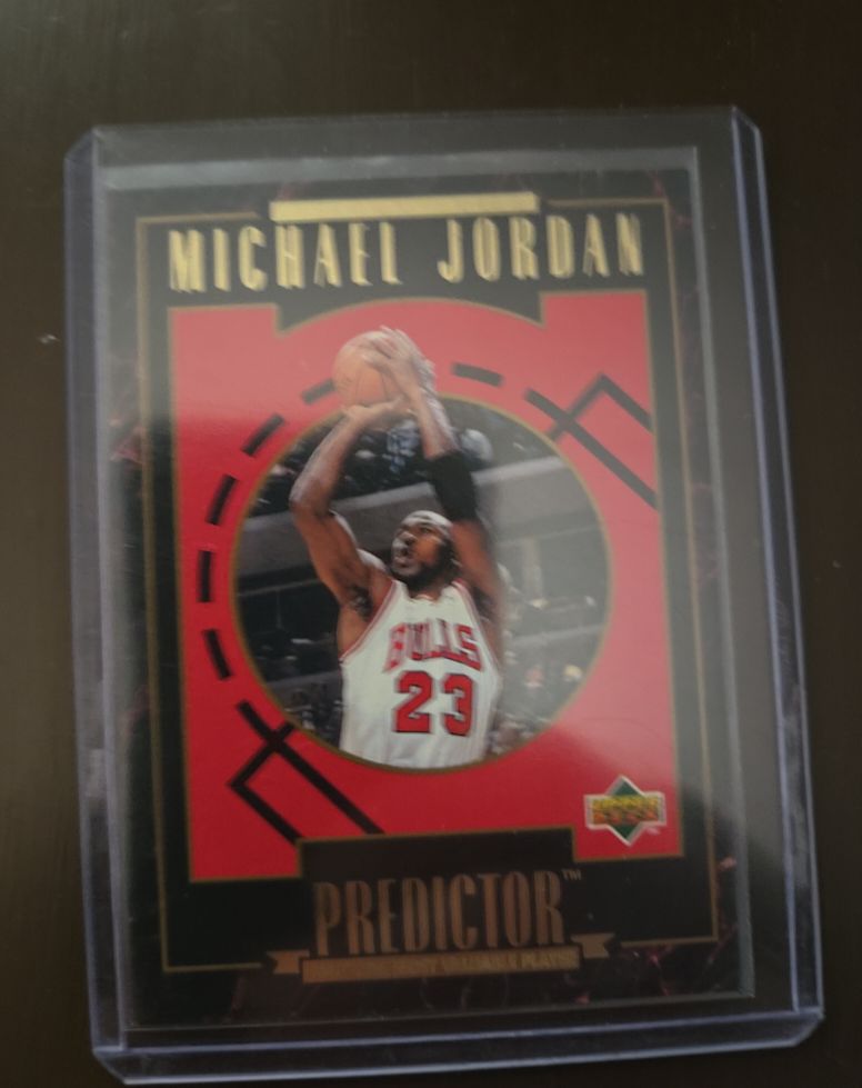 1995-96 Upper Deck #R1 Michael Jordan Predictor MVP — front
