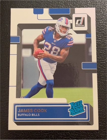 2022 Donruss #315 James Cook — front