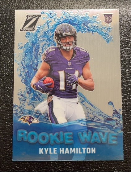 2022 Panini Zenith Rookie Wave #RW-KH Kyle Hamilton — front