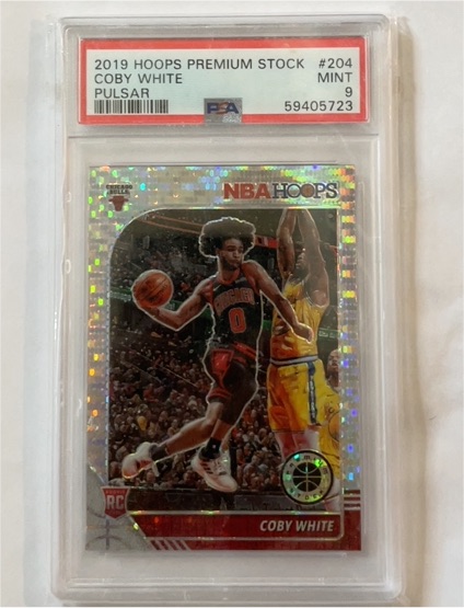 2019 Panini Hoops Premium Stock #204 Coby White — front