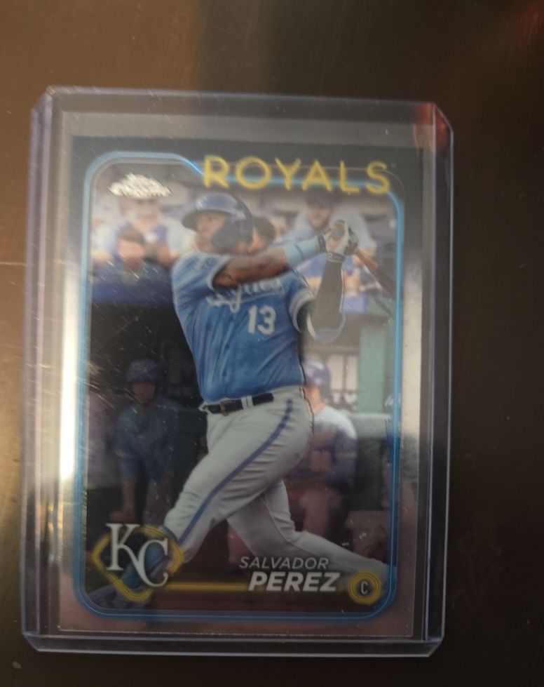 2024 Topps Chrome #117 Salvador Perez — front