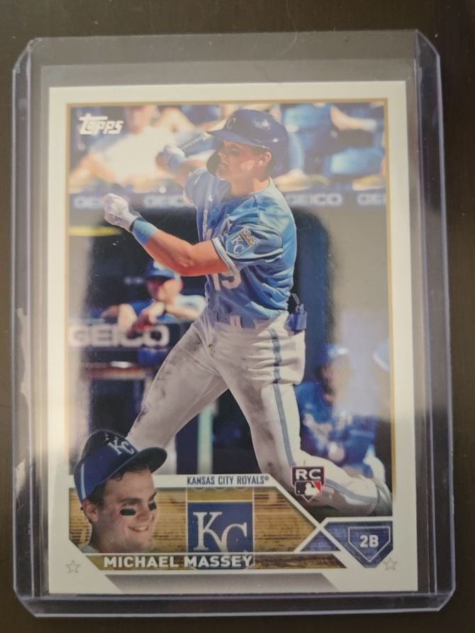 2023 Topps #Michael Massey Kansas City Royals Rookie Card — front