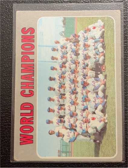 1970 Topps #1 World Champions New York Mets — front