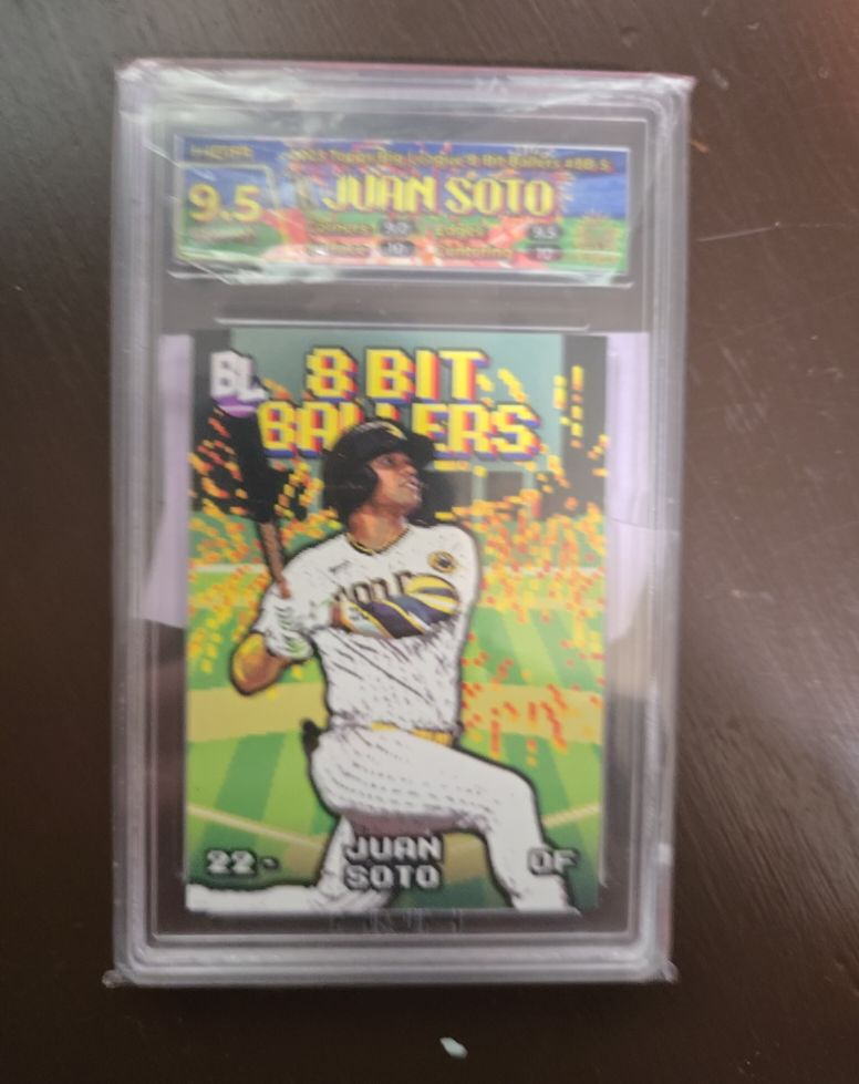 2023 Topps Big League 8-Bit Ballers #8B-5 Juan Soto — front