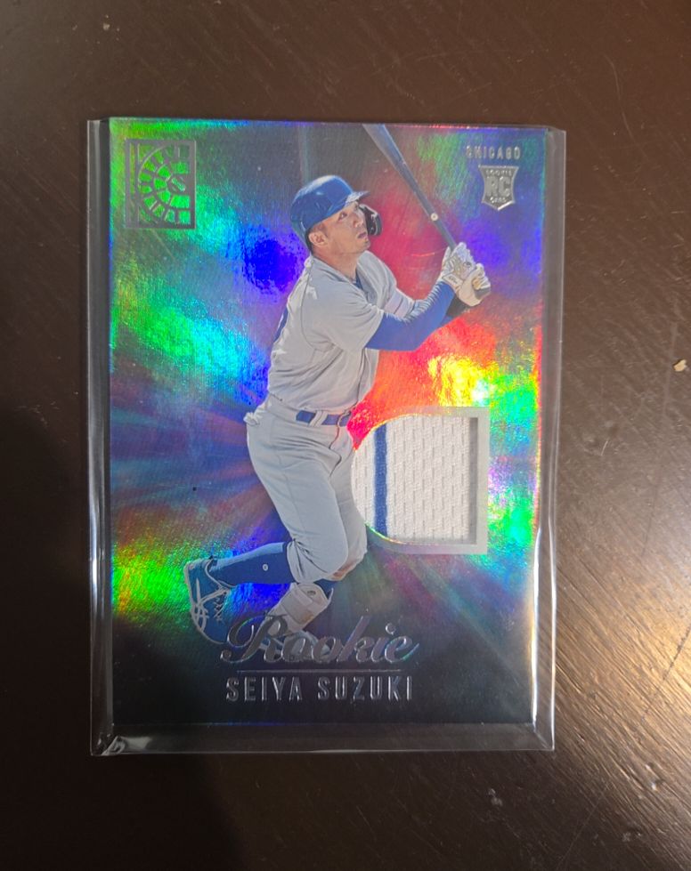 2022 Panini Capstone Rookie Materials #RM-SS Seiya Suzuki — front