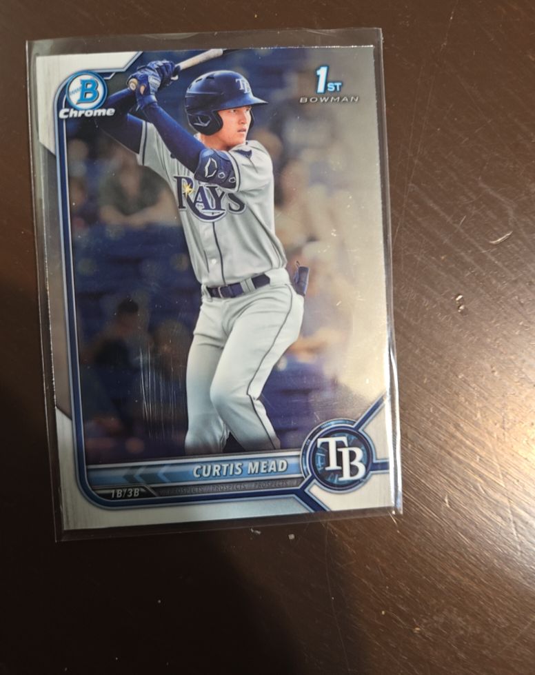 2022 Bowman Chrome #BCP-10 Curtis Mead — front