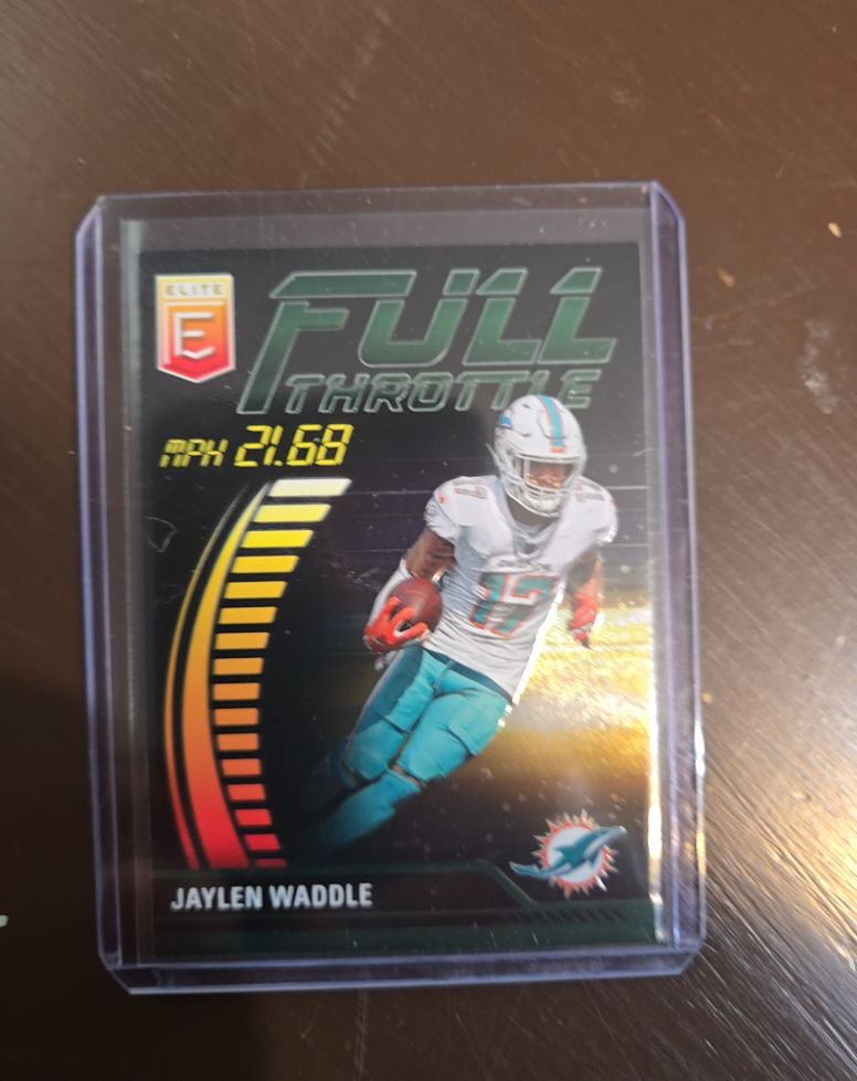 2023 Panini Donruss Elite Full Throttle #FT-JW Jaylen Waddle — front