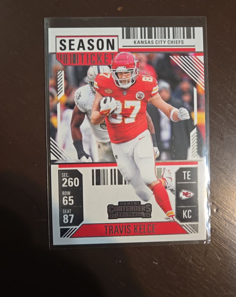 2024 Panini Contenders Season Ticket #48 Travis Kelce — front