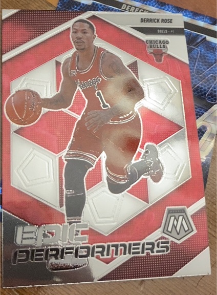 2024-25 Panini Mosaic #17 Derrick Rose Epic Performers — front