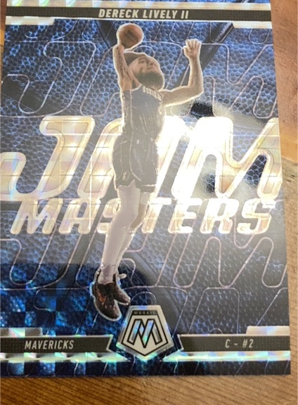 2024-25 Panini Mosaic #18 Dereck Lively II Jam Masters — front