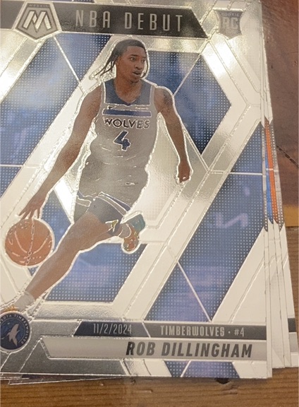 2024 Panini Mosaic NBA Debut RC Rob Dillingham — front