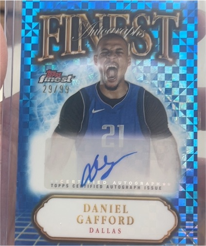 2024-25 Topps Finest #FA-DG Daniel Gafford — front