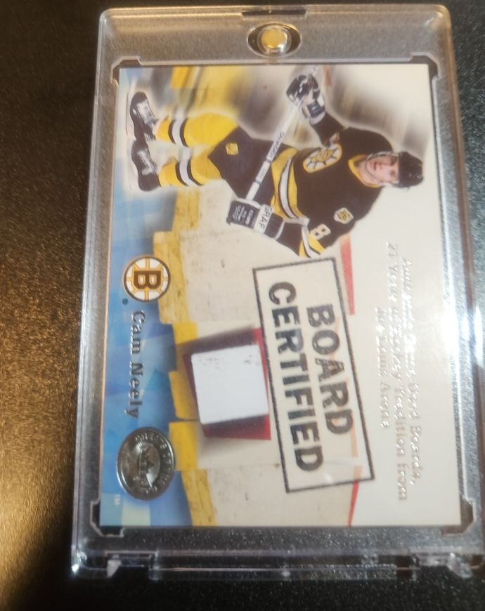 2001-02 Fleer Greats of the Game Board Certified #4 Cam Neely — front