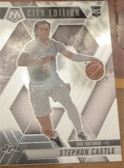 2024-25 Panini Mosaic City Edition Stephon Castle Rookie Card — front
