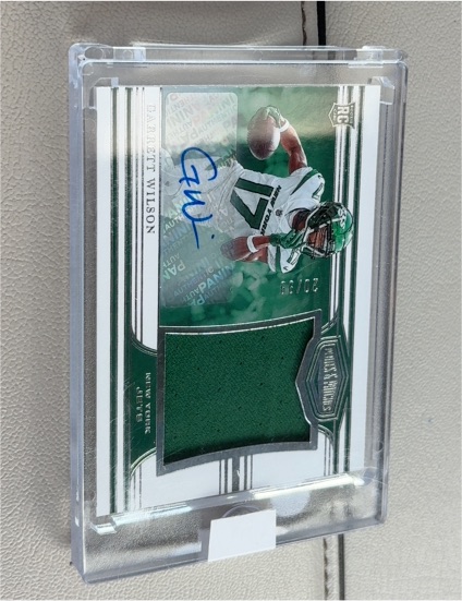 2022 Panini National Treasures #63 Garrett Wilson — front