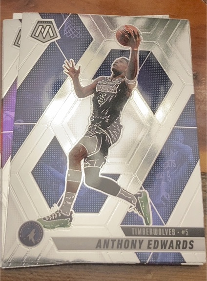 2024-25 Panini Mosaic #36 Anthony Edwards — front