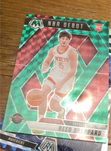 2024-25 Panini Mosaic NBA Debut #252 Reed Sheppard — front