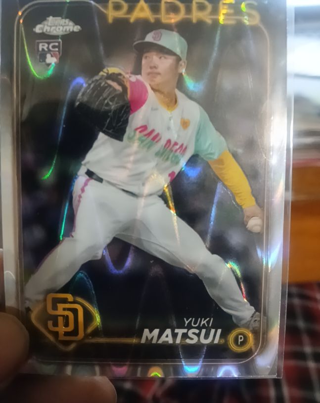 2024 Topps Chrome Update #USC187 Yuki Matsui — front