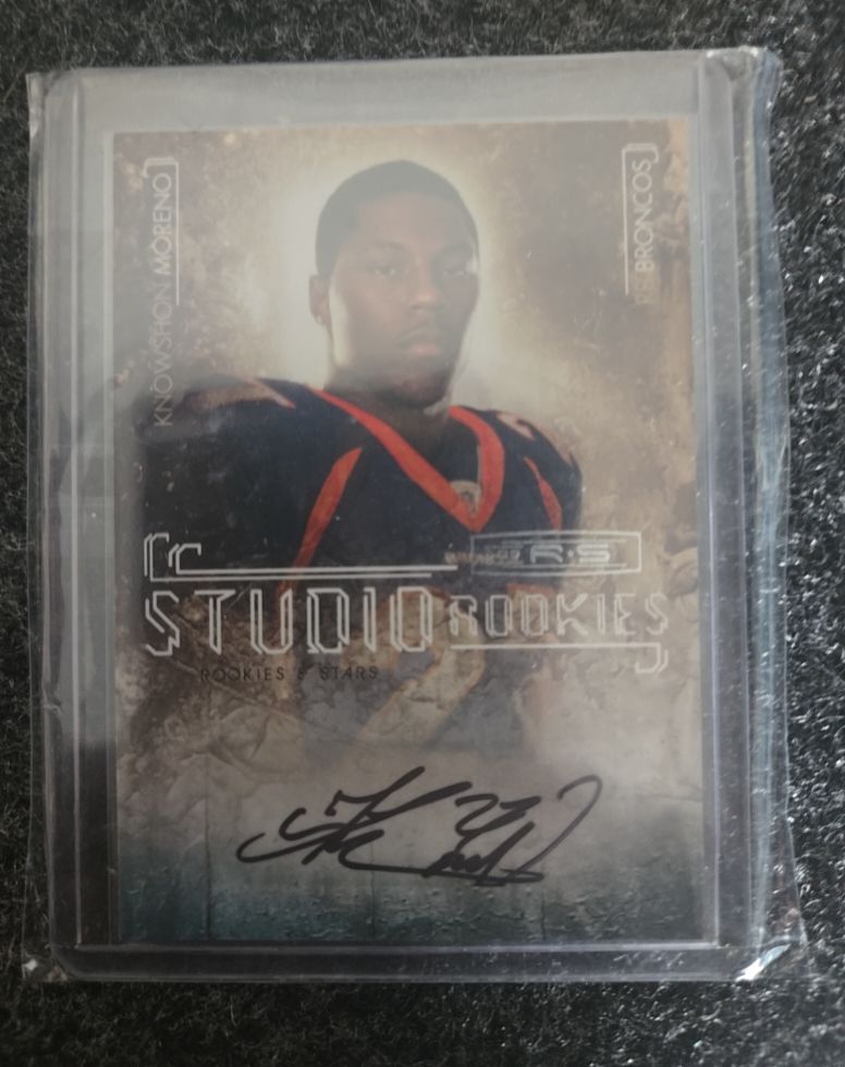 2009 Donruss Rookies & Stars Studio Rookies #25 Knowshon Moreno — front