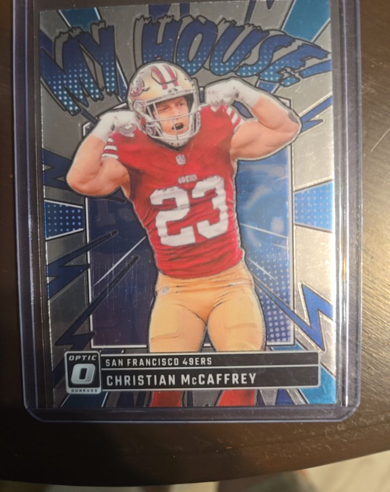 2024 Donruss Optic #2 Christian McCaffrey My House — front