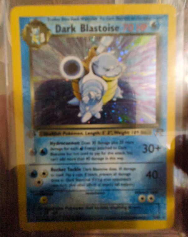 1999 Team Rocket #3 Dark Blastoise — front