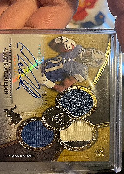 2015 Topps Triple Threads #TT-AR-AA Ameer Abdullah — front