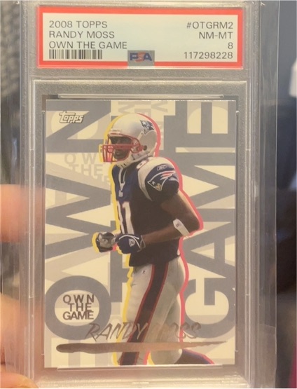 2008 Topps Own The Game #OTG-RM2 Randy Moss — front