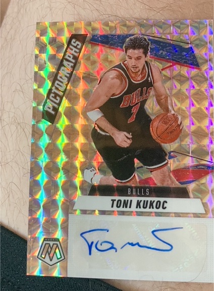2024 Panini Mosaic Pictographs Toni Kukoc — front