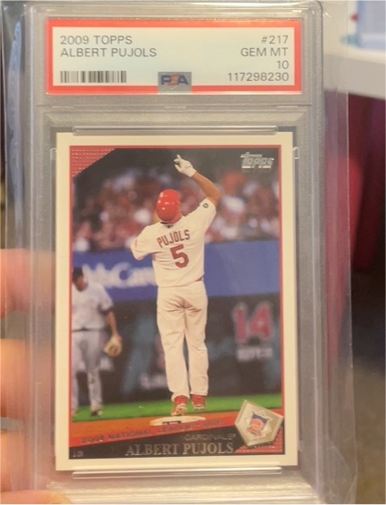 2009 Topps #217 Albert Pujols — front