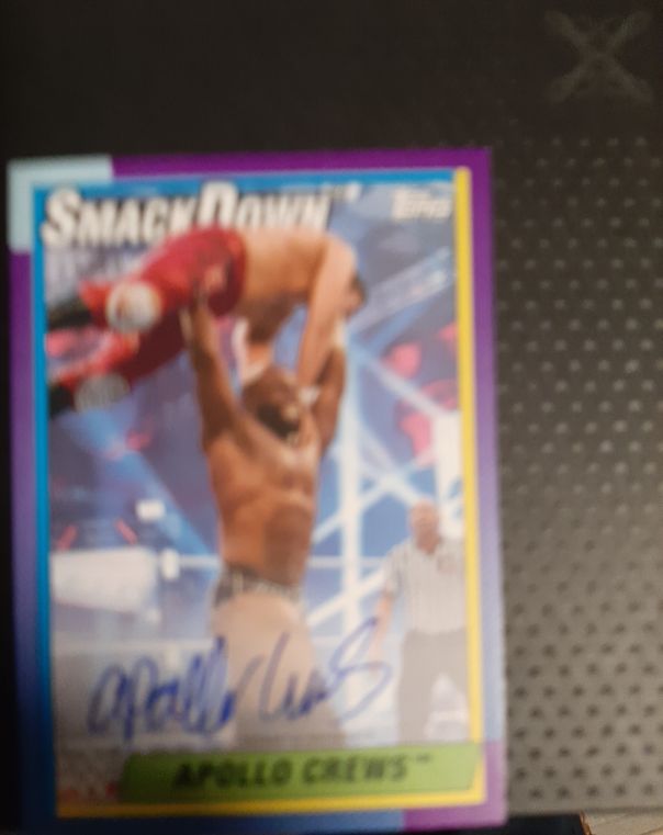 2021 Topps Heritage WWE #A-AC Apollo Crews — front