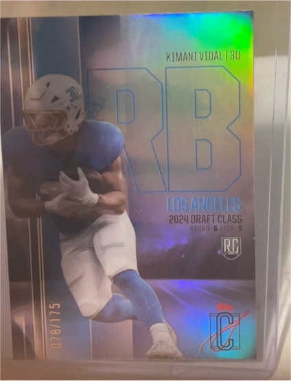 2024 Topps Signature Class #RCV-78 Kimani Vidal — front