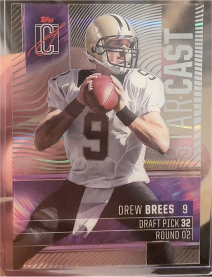 2024 Topps Signature Class #SC-11 Drew Brees Star Cast — front