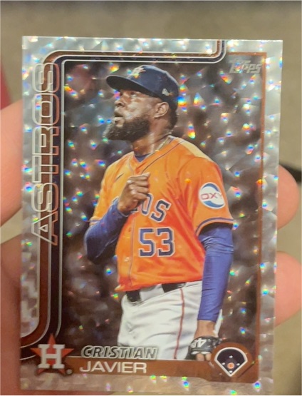 2025 Topps Series 2 #509 Cristian Javier — front