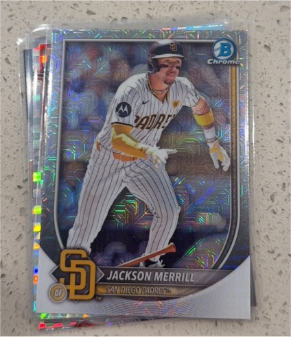 2025 Bowman Chrome #64 Jackson Merrill — front