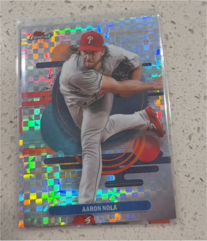 2025 Topps Finest #152 Aaron Nola — front