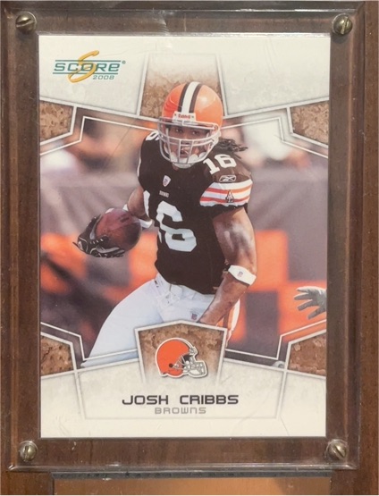 2008 Score #16 Josh Cribbs — front