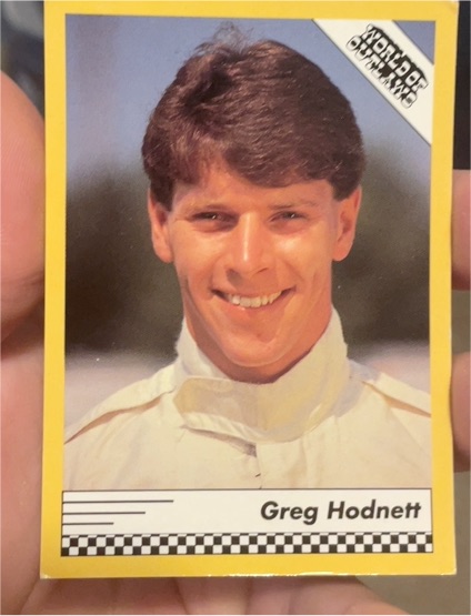 1991 World of Outlaws Racing #17 Greg Hodnett — front