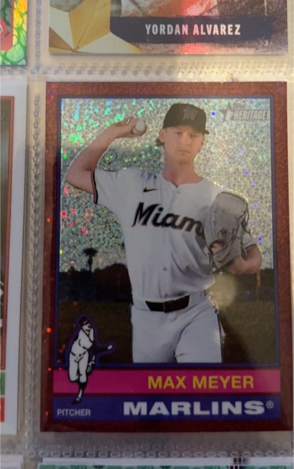 2025 Topps Heritage #144 Max Meyer — front