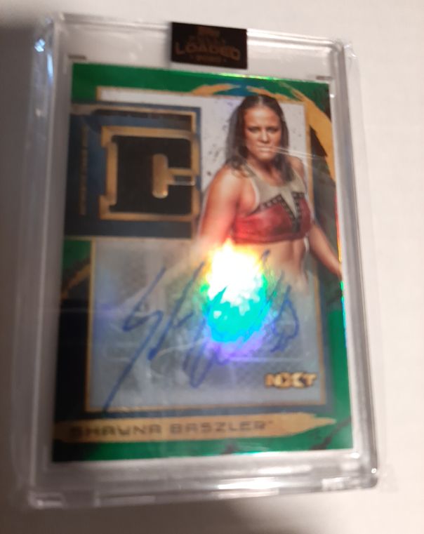 2020 Topps WWE Fully Loaded Chair Relic Autograph #C-SB Shayna Baszler — front
