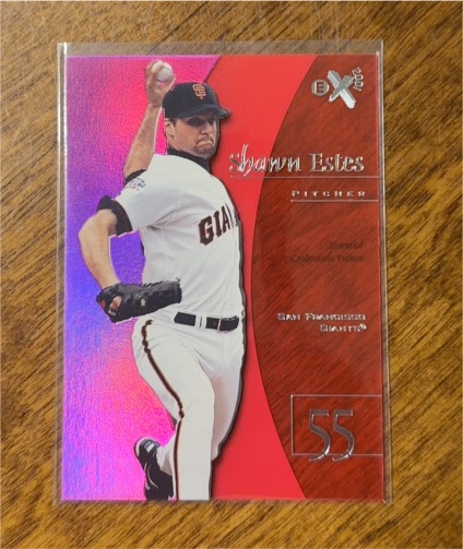 1998 SkyBox E-X 2001 #55 Shawn Estes — front