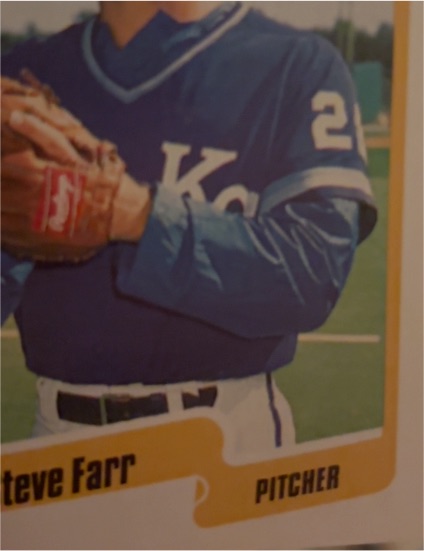 1990 Fleer #107 Steve Farr — front