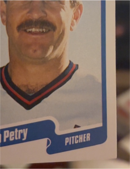 1990 Fleer #142 Dan Petry Los Angeles Angels — front