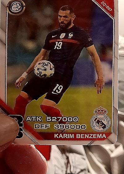 2020 Unknown Soccer #29-087 Karim Benzema — front