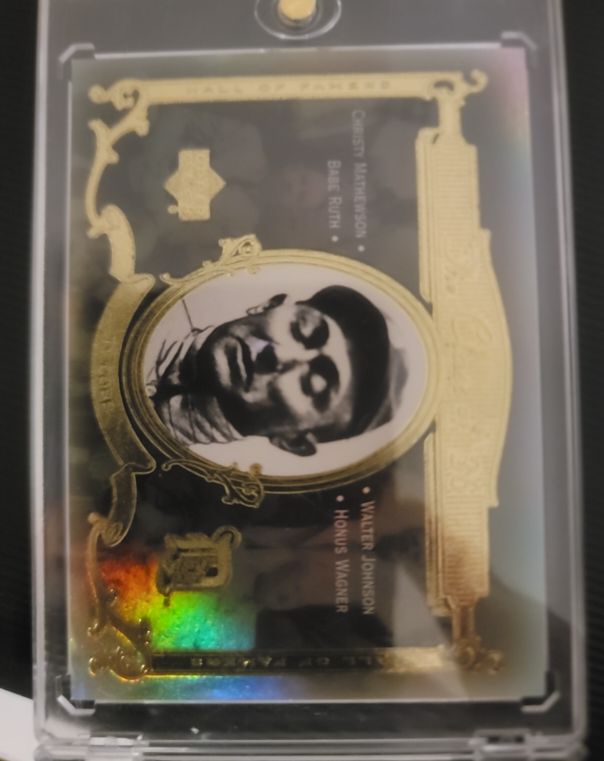 2001 Upper Deck Hall of Famers #C4 Walter Johnson The Class of '36 — front