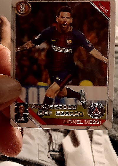 2023 Topps UEFA Champions League Lionel Messi — front
