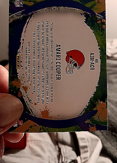 2023 Panini Amari Cooper Cleveland Browns — back
