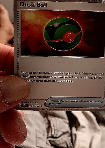 2024 Pokémon SV08: Surging Sparks #175 Dusk Ball — front