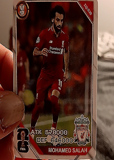 2008 Panini Mega Cracks League #201 Mohamed Salah — front